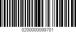 Código de barras (EAN, GTIN, SKU, ISBN): '0200000099701'