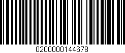 Código de barras (EAN, GTIN, SKU, ISBN): '0200000144678'