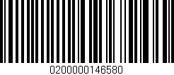 Código de barras (EAN, GTIN, SKU, ISBN): '0200000146580'