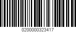 Código de barras (EAN, GTIN, SKU, ISBN): '0200000323417'