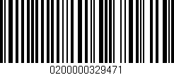 Código de barras (EAN, GTIN, SKU, ISBN): '0200000329471'