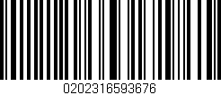 Código de barras (EAN, GTIN, SKU, ISBN): '0202316593676'