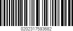 Código de barras (EAN, GTIN, SKU, ISBN): '0202317593682'