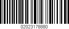 Código de barras (EAN, GTIN, SKU, ISBN): '02023178880'