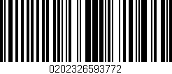 Código de barras (EAN, GTIN, SKU, ISBN): '0202326593772'