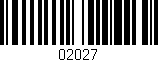 Código de barras (EAN, GTIN, SKU, ISBN): '02027'