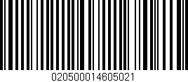 Código de barras (EAN, GTIN, SKU, ISBN): '020500014605021'