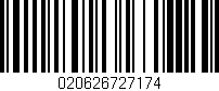 Código de barras (EAN, GTIN, SKU, ISBN): '020626727174'