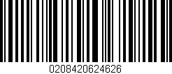 Código de barras (EAN, GTIN, SKU, ISBN): '0208420624626'