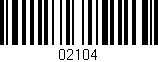 Código de barras (EAN, GTIN, SKU, ISBN): '02104'