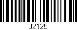 Código de barras (EAN, GTIN, SKU, ISBN): '02125'