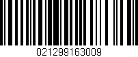 Código de barras (EAN, GTIN, SKU, ISBN): '021299163009'