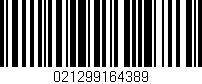 Código de barras (EAN, GTIN, SKU, ISBN): '021299164389'