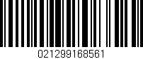 Código de barras (EAN, GTIN, SKU, ISBN): '021299168561'