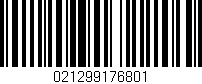 Código de barras (EAN, GTIN, SKU, ISBN): '021299176801'