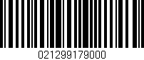 Código de barras (EAN, GTIN, SKU, ISBN): '021299179000'
