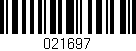 Código de barras (EAN, GTIN, SKU, ISBN): '021697'