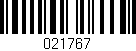 Código de barras (EAN, GTIN, SKU, ISBN): '021767'