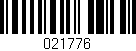Código de barras (EAN, GTIN, SKU, ISBN): '021776'