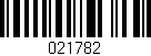Código de barras (EAN, GTIN, SKU, ISBN): '021782'