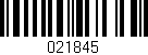 Código de barras (EAN, GTIN, SKU, ISBN): '021845'