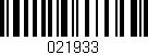 Código de barras (EAN, GTIN, SKU, ISBN): '021933'