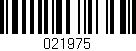 Código de barras (EAN, GTIN, SKU, ISBN): '021975'