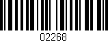 Código de barras (EAN, GTIN, SKU, ISBN): '02268'