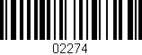 Código de barras (EAN, GTIN, SKU, ISBN): '02274'
