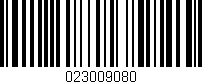 Código de barras (EAN, GTIN, SKU, ISBN): '023009080'