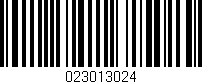 Código de barras (EAN, GTIN, SKU, ISBN): '023013024'