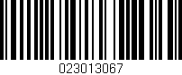 Código de barras (EAN, GTIN, SKU, ISBN): '023013067'