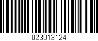 Código de barras (EAN, GTIN, SKU, ISBN): '023013124'