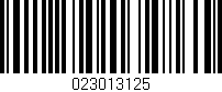 Código de barras (EAN, GTIN, SKU, ISBN): '023013125'