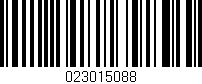 Código de barras (EAN, GTIN, SKU, ISBN): '023015088'