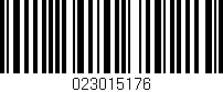 Código de barras (EAN, GTIN, SKU, ISBN): '023015176'