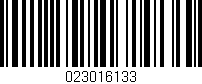 Código de barras (EAN, GTIN, SKU, ISBN): '023016133'