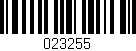 Código de barras (EAN, GTIN, SKU, ISBN): '023255'
