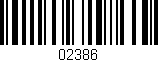 Código de barras (EAN, GTIN, SKU, ISBN): '02386'