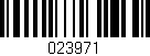 Código de barras (EAN, GTIN, SKU, ISBN): '023971'