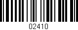 Código de barras (EAN, GTIN, SKU, ISBN): '02410'