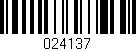 Código de barras (EAN, GTIN, SKU, ISBN): '024137'