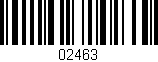Código de barras (EAN, GTIN, SKU, ISBN): '02463'