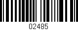 Código de barras (EAN, GTIN, SKU, ISBN): '02485'