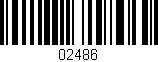 Código de barras (EAN, GTIN, SKU, ISBN): '02486'