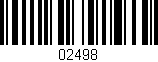 Código de barras (EAN, GTIN, SKU, ISBN): '02498'
