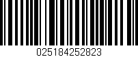 Código de barras (EAN, GTIN, SKU, ISBN): '025184252823'