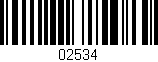Código de barras (EAN, GTIN, SKU, ISBN): '02534'