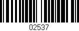 Código de barras (EAN, GTIN, SKU, ISBN): '02537'