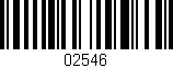 Código de barras (EAN, GTIN, SKU, ISBN): '02546'
